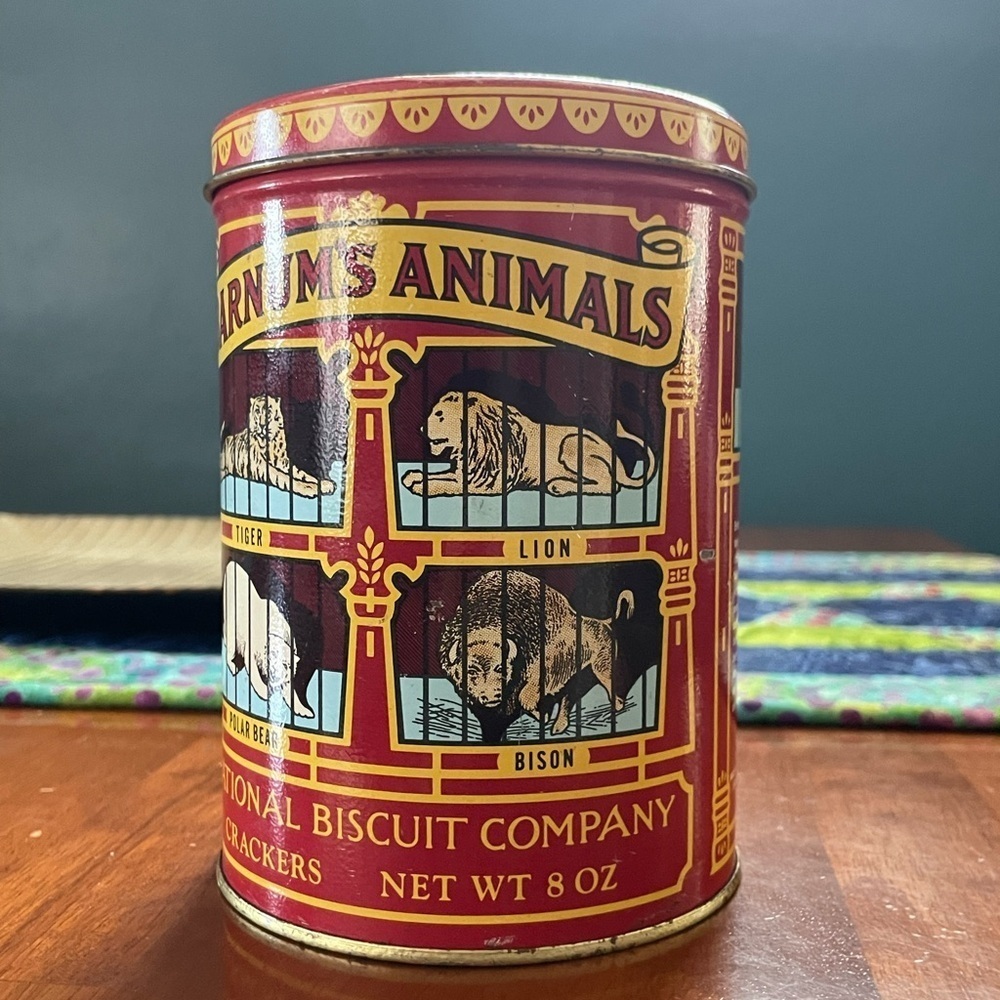Barnum’s Circus 1914 Replica Cookie Tin